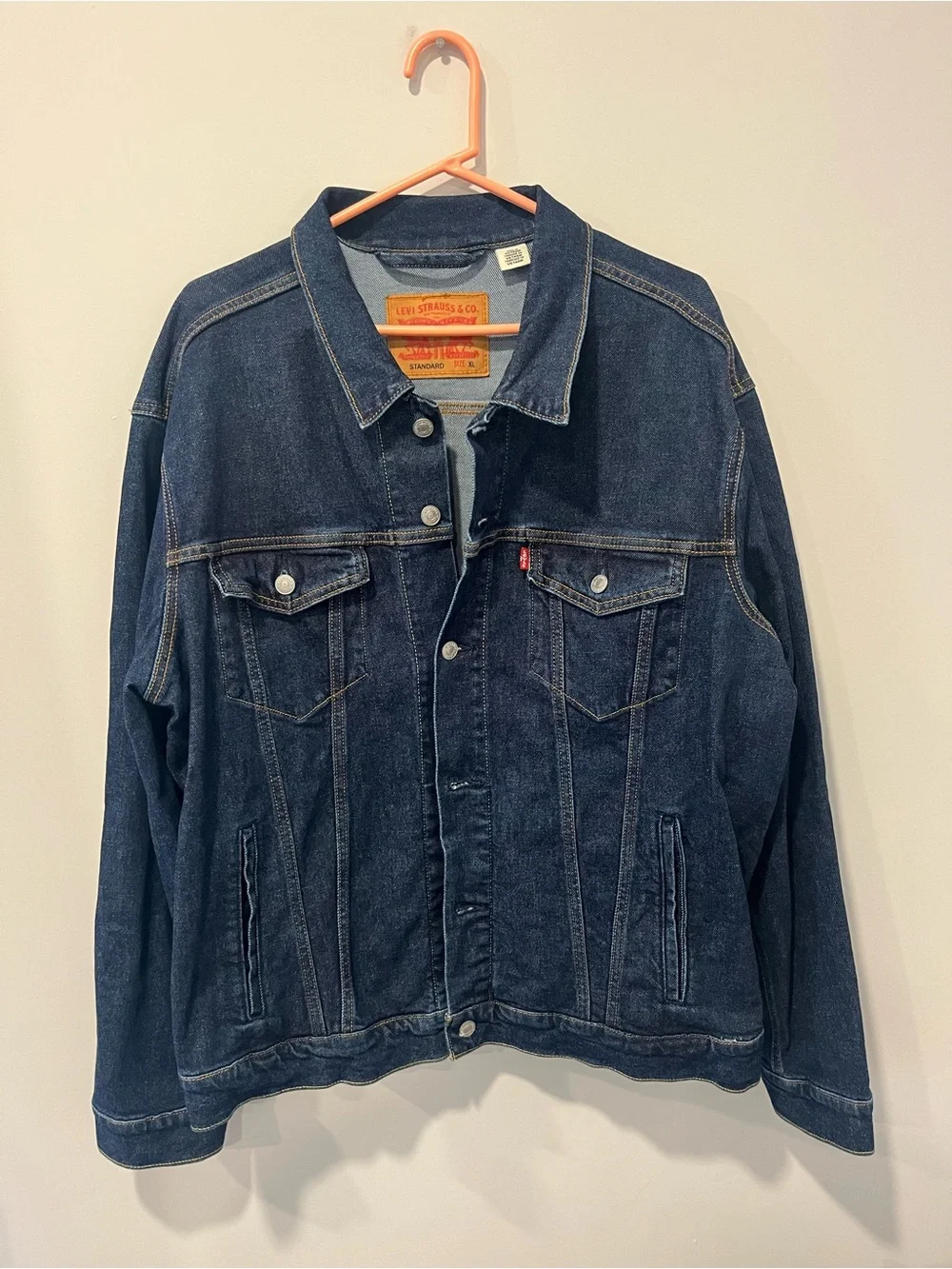 Levi's Indigo Blue Denim Jacket - Classic Trucker Style